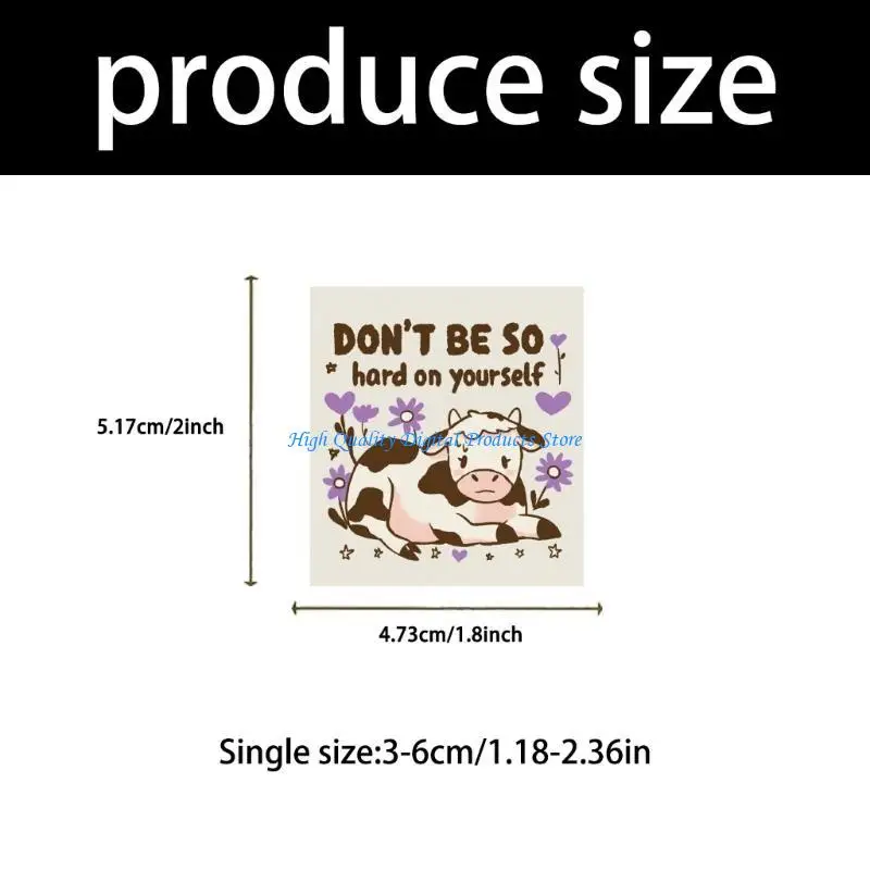 U2JE 50PCS芸術的な表現ステッカーDIYプロジェクトとギフト用の取り外し可能なデザイン