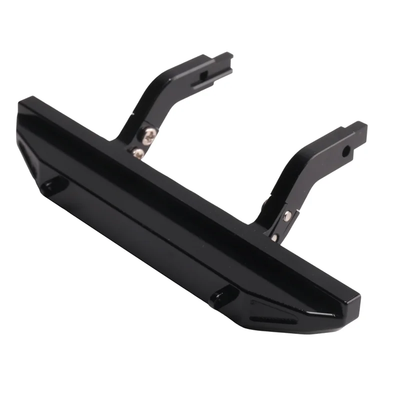 Traxxas TRX4M TRX-4M 1/18 RC 크롤러 자동차 업그레이드 부품 OP 액세서리 용 견인 후크가있는 AS96-금속 후면 범퍼