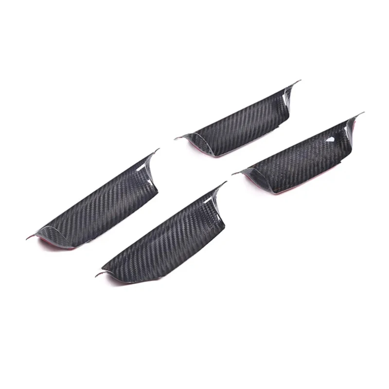 For Maserati Grecale 2022 2023 Dry Carbon Fiber Car Exterior Door Handle Bowl Cover Decorative Trim Sticker Parts Accessories