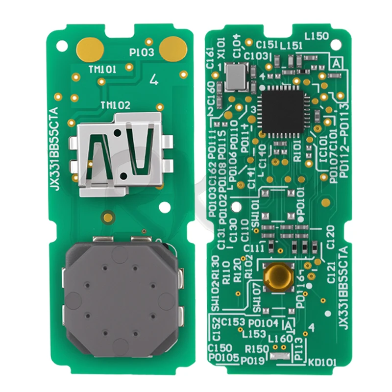 Scooter New B5X Card Motorcycle Smart Key Remote Key ID49 Chip 315/433MHz For Yamaha NVX NVX155 XMAX XMAX300 QBIX AEROX JAUNS