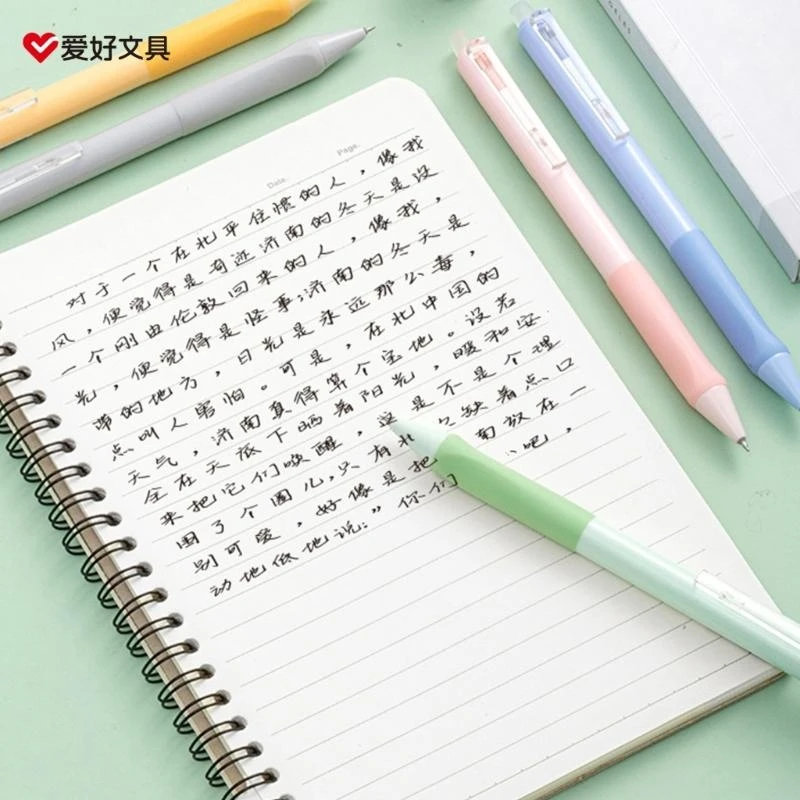 젤 펜 액체 롤러 펜 0.5mm 포인트 젤 잉크 펜 펜스 퀵 건조 펜 작성