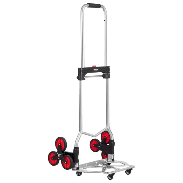 

Stair ClimCart Heavy Duty Folding Hand Truck Dolly 260 lbs 10 Wheels