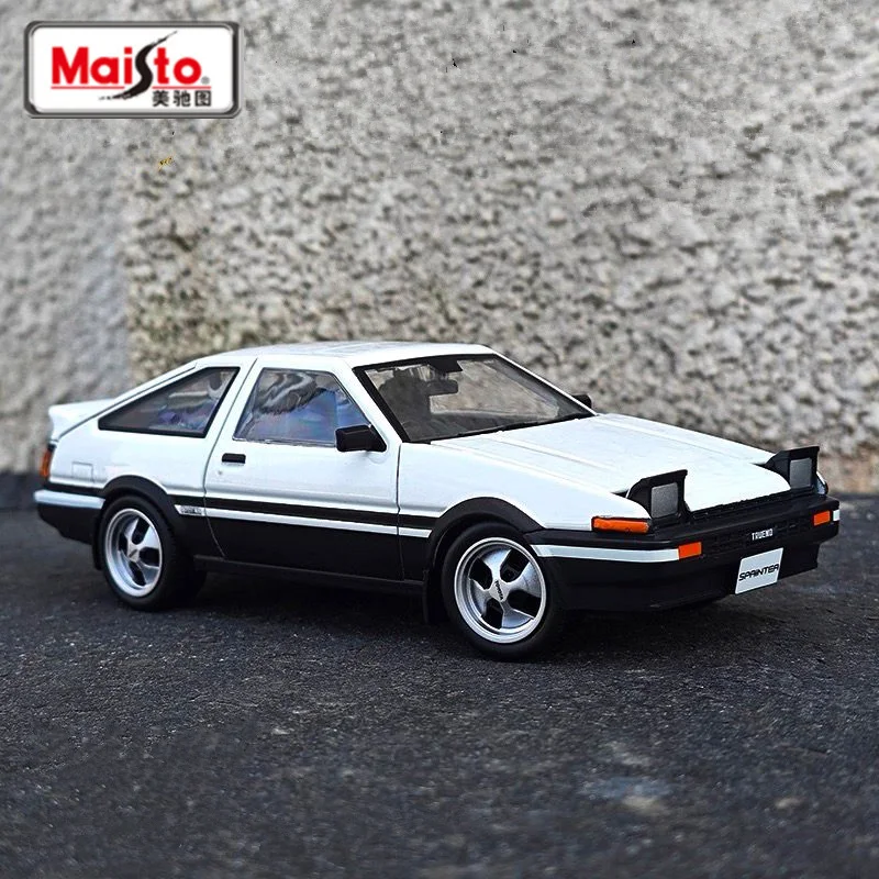 

Maisto 1:24 Toyota Sprinter Trueno AE86 модель спортивного автомобиля из сплава, литая под давлением металлическая классическая модель автомобиля, имитация детской игрушки в подарок