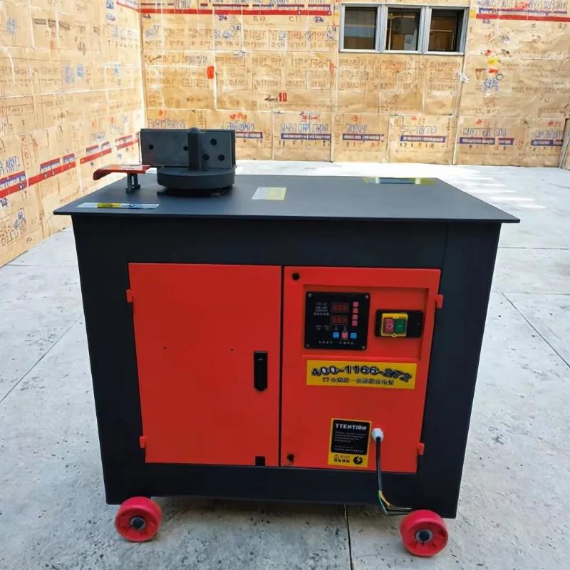 Automatic stainless steel and carbon bar bending machine, bar bending machine PLC motor
