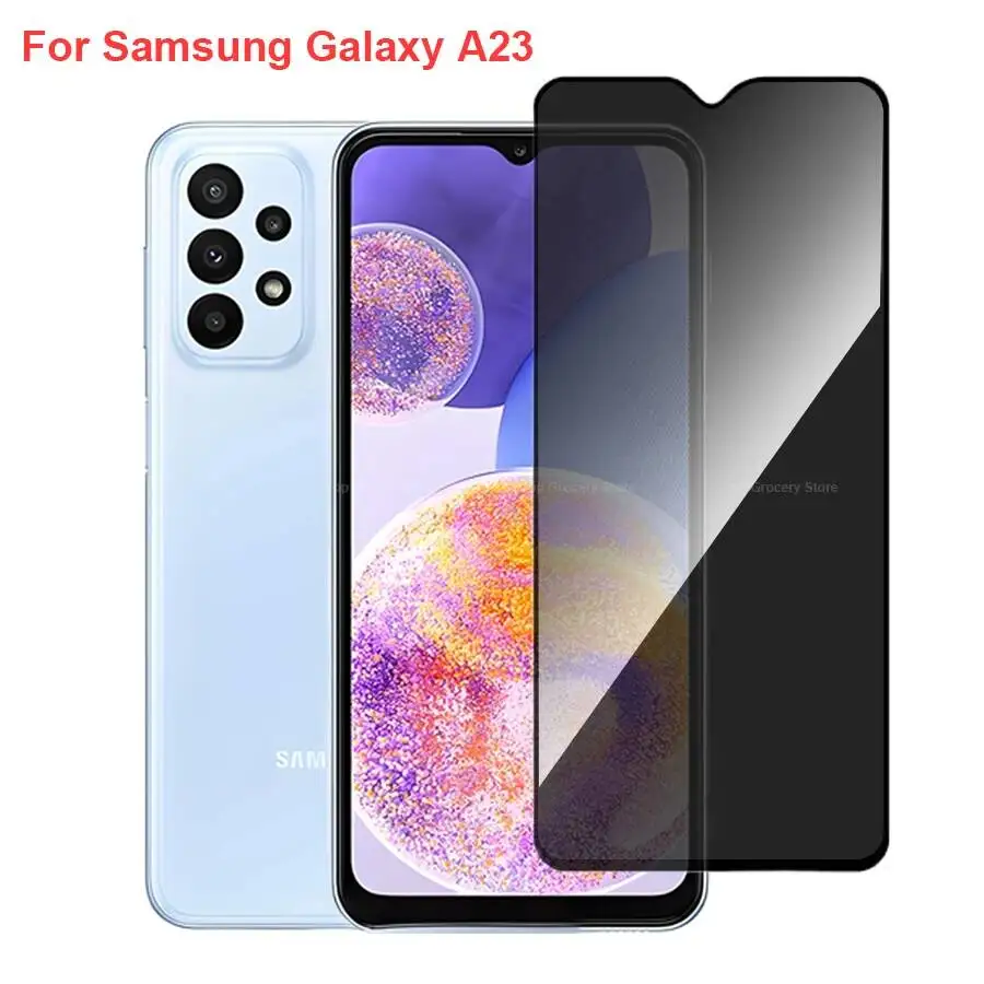 For Samsung Galaxy A23 SM-A235F Anti Spy Privacy Tempered Glass Screen Protector Compatible For Galaxya23 Phone Film