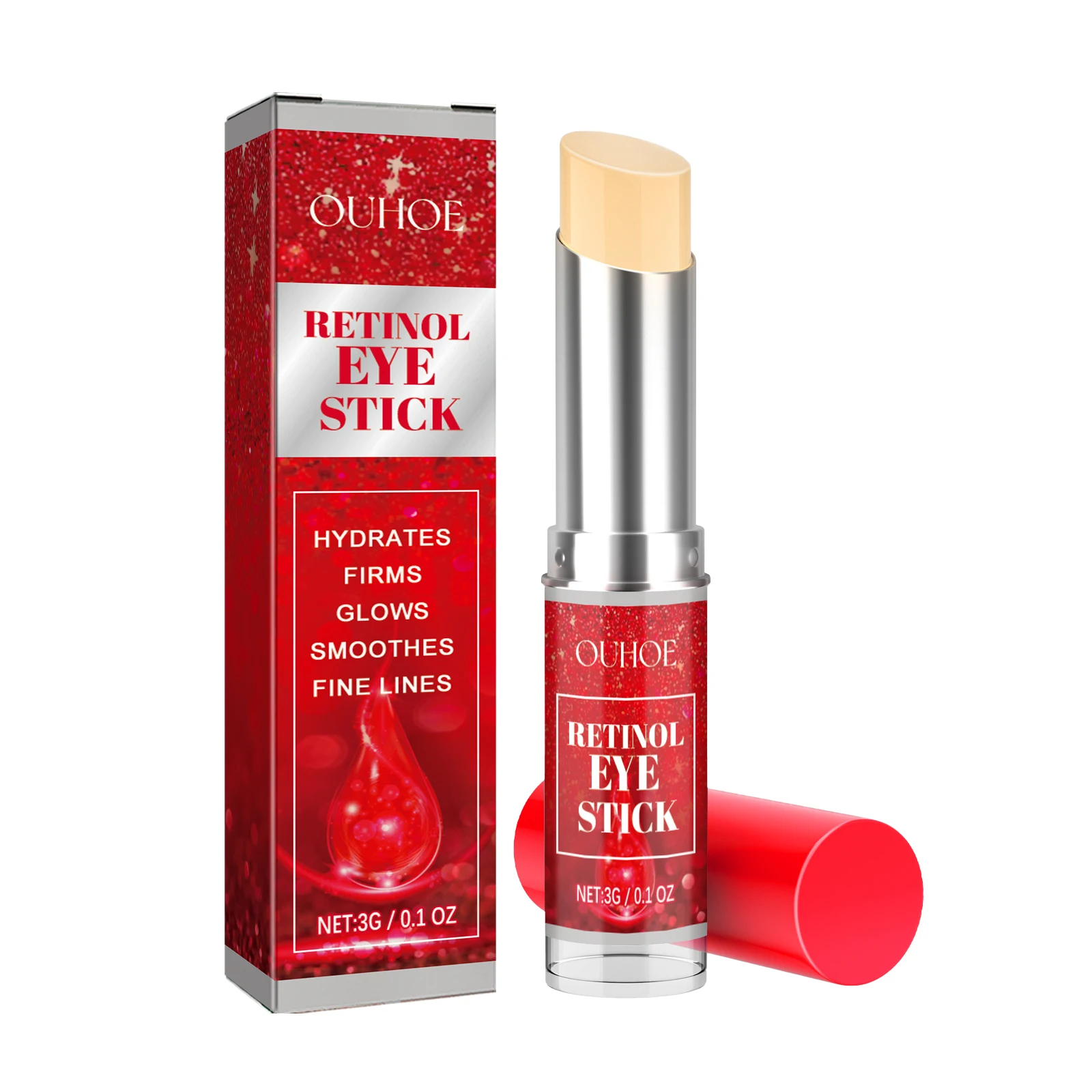 Rétinol crème pour les yeux bâton éclaircissant les cernes raffermissant la peau Anti-rides raffermissant éclaircissant réparation des yeux pour les femmes soins des yeux