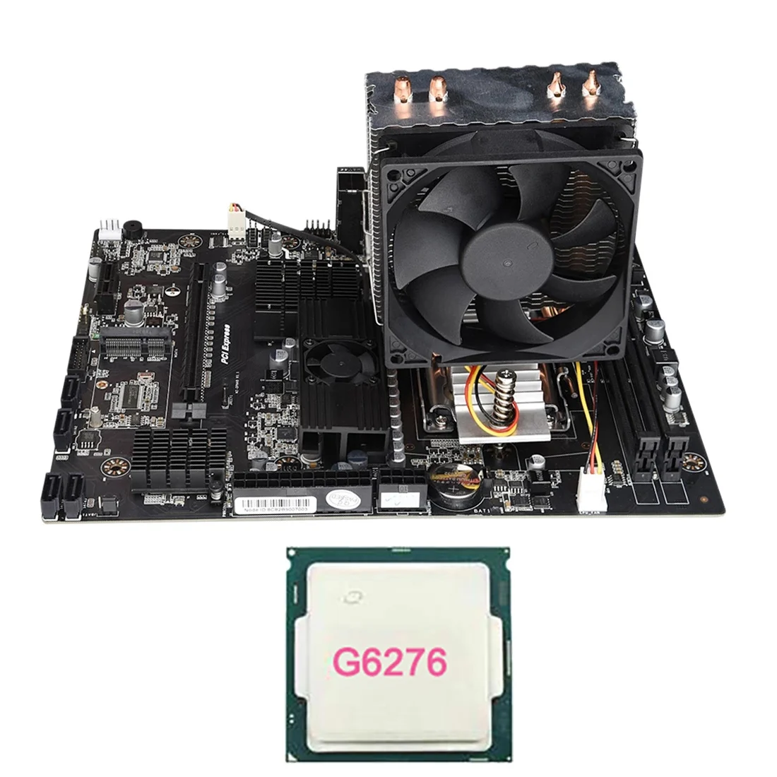 X89 Motherboard Set with 6276 CPU+CPU Cooling Fan DDR3 ECC/REG DIMM RAM SATA2 USB3.0 for AMD Opteron 6100/6200/6300