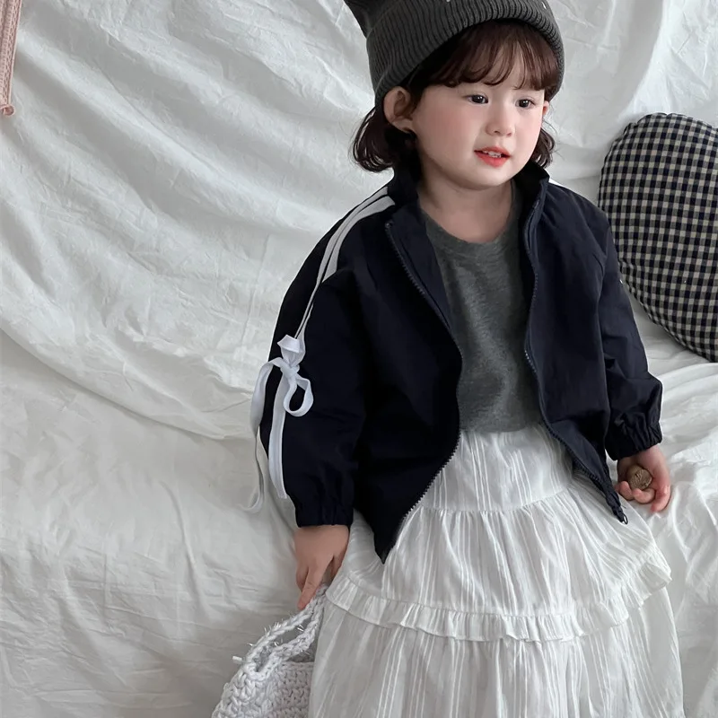 2026 Autumn New Product Girls Korean Version of Foreign-style Lotus Leaf Edge Jacquard Skirt Children's Splicing Skirt