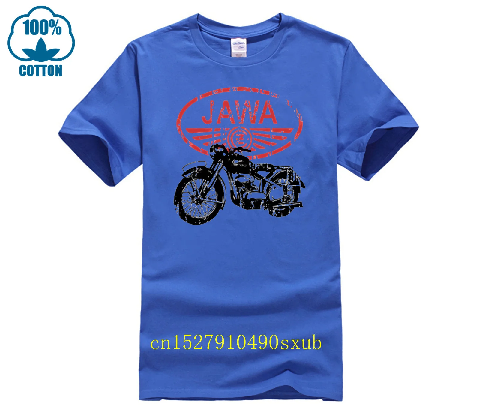 メンズ半袖Tシャツ,ジャワZクラシックczecバイクTシャツ