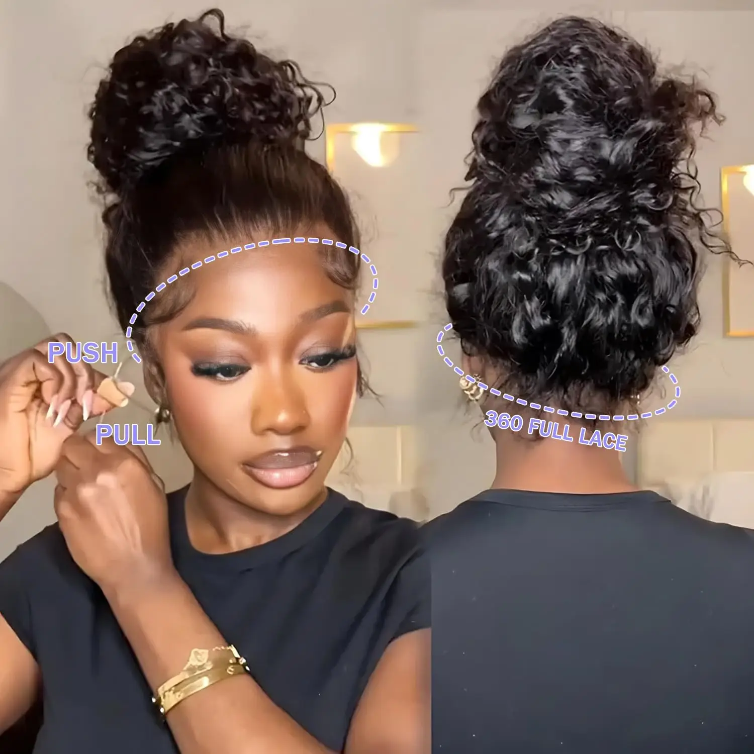 360 Full Lace Wig C…