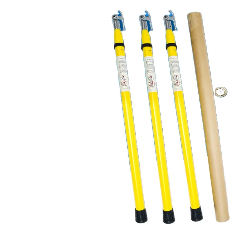 

High Voltage Telescopic FRP Electrical Hot Operating Rod Fiberglass Hot Sticks