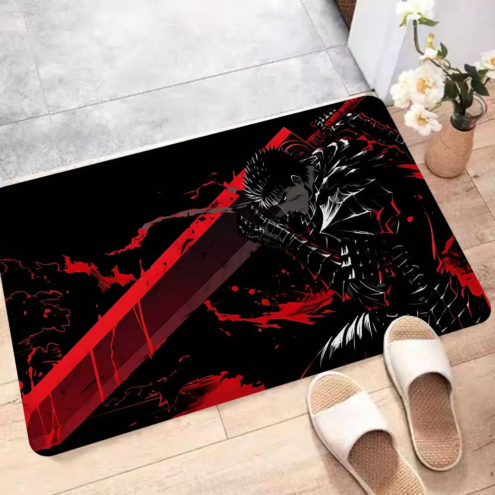 Comic Anime B-Berserk Kitchen Mat Room Bedroom Decoration Balcony Anti-Slip Doormat Living Room Alfombra