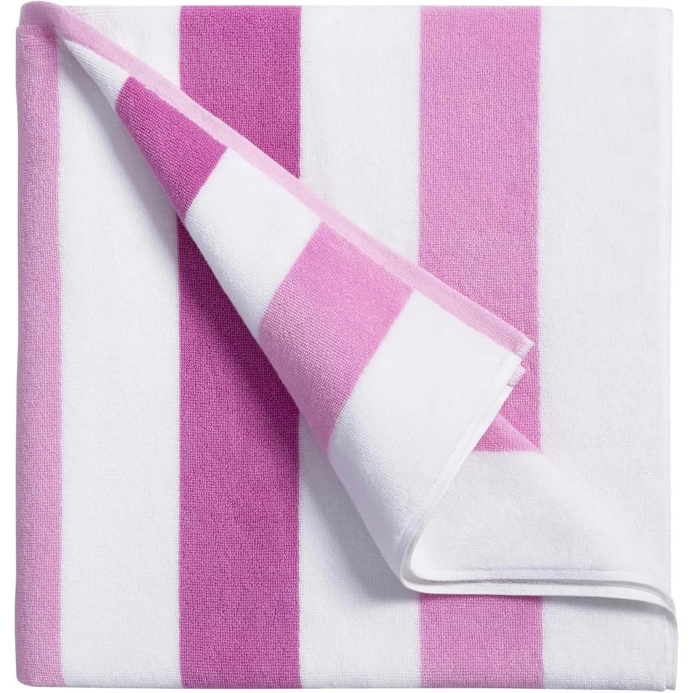 

Oversized Beach Towel 40x70 Extra Large Thick Fluffy Cotton Pool Swim Blanket for Adults