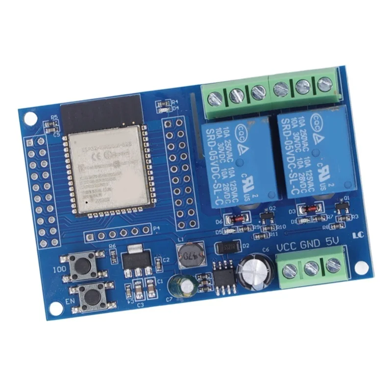 Relay Module 4 M Byte Flash Programmable Keys Dual Relay Module For Secondary Development Learning DC5-60V