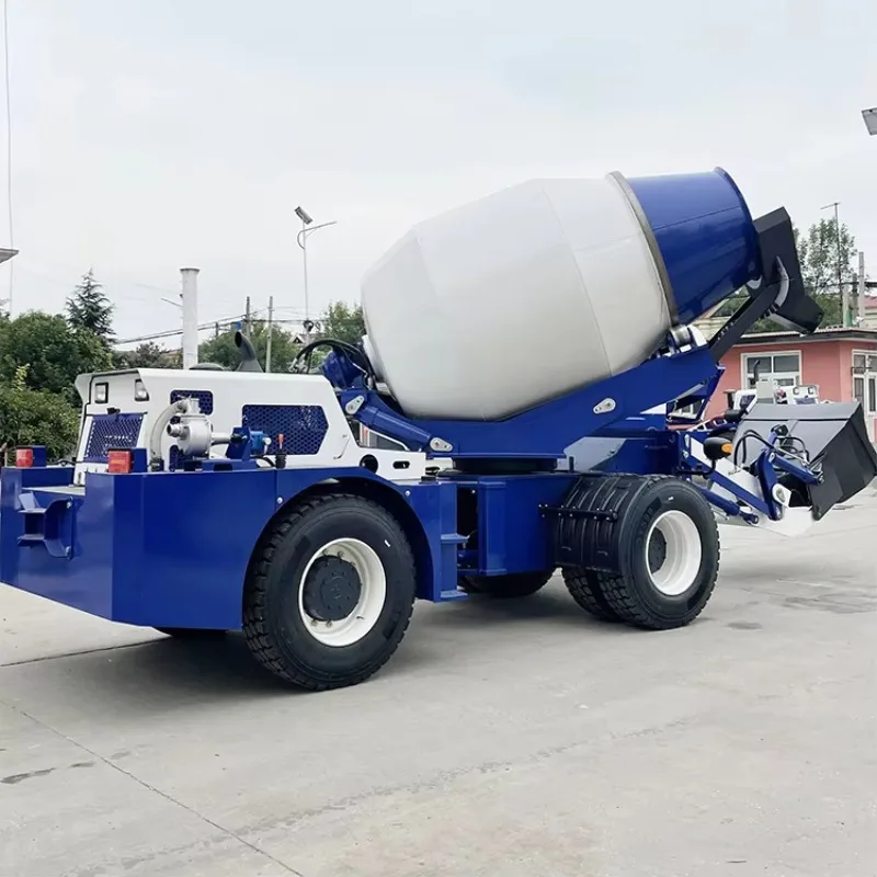 Factory Best-selling Model, High-efficiency Self-loading Concrete Mixer Truck, Equipped with A 270° Rotating Drum
