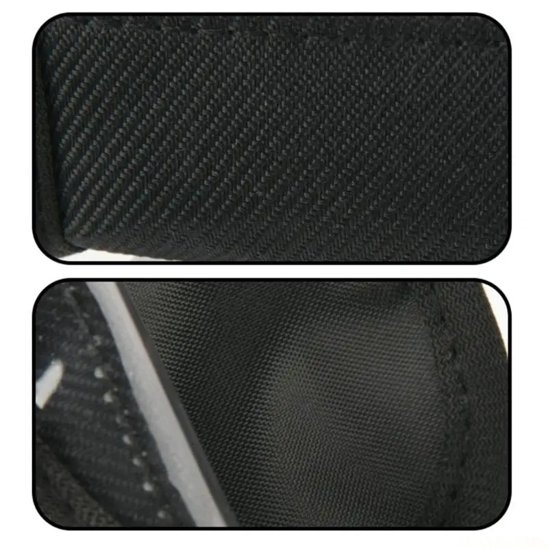 M5TC Nylon Transmitter Storage Bag Perfect for Sound Devices Featuring Top Access Port and Secure Hook Loop Fastening System