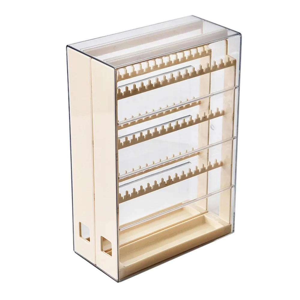 

New Transparent Jewelry Box Large Capacity Dustproof Bracelet Pendant Display Stand Removable Necklace Holder