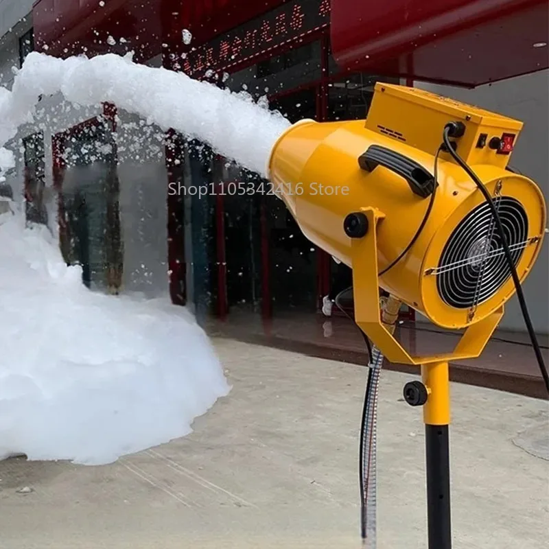 Bubble Foam Jet Machine with Stand & Water Pump, 110-220V for Pool Party, Kindergarten, Kids, School, Beach & SummerWaterparkUse