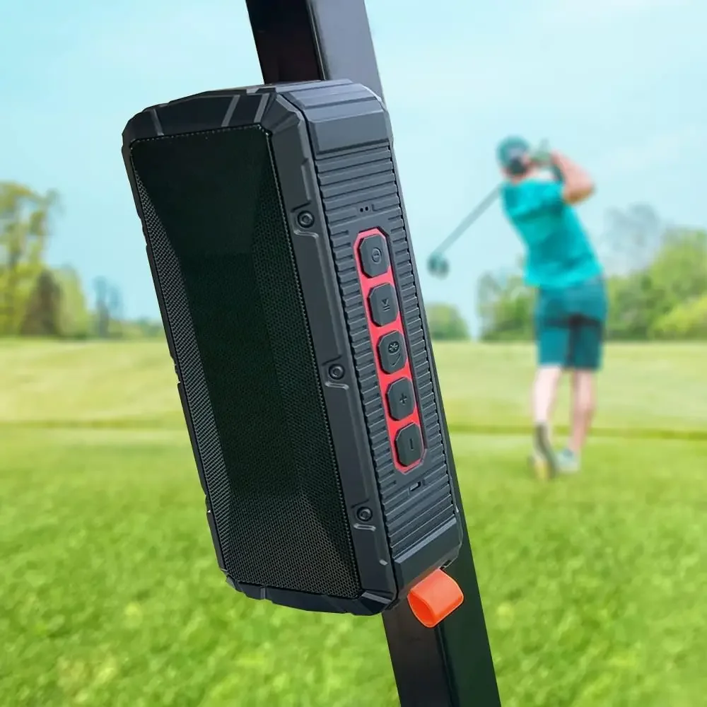 

dprofy IPX6 Waterproof 10W Magnetic Golf Cart Multi-Sync Stereo Speaker Golf Accessories Golf Gifts for Men