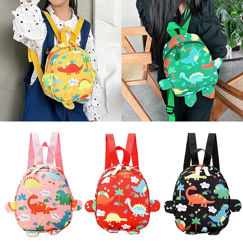 Mochilas escolares con estampado de dinosaurio de dibujos animados, mochila impermeable de moda para guardería, escuela primaria, mochila para estudiantes