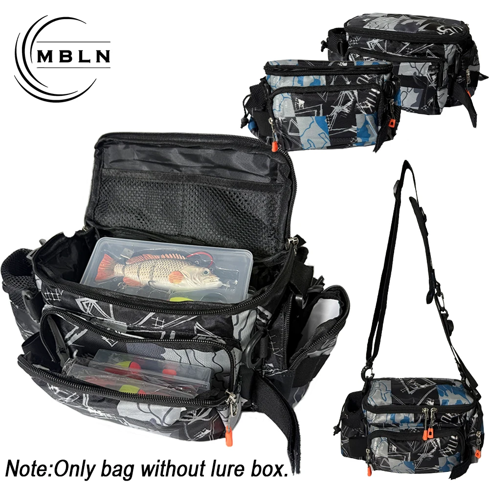 

MBLN брендовая сумка для рыболовных приманок, рюкзак для рыболовных снастей, портативная складная сумка для хранения приманок, сумка для рыболовных приманок, оборудование,