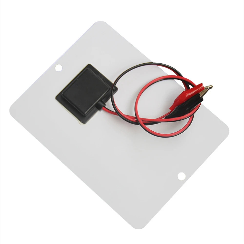 10W 5V Outdoor Portable Solar Panel With Clip Fit For 3.7--5V Battery Charging Home Improvement Solar Power Supplies Solar Panel