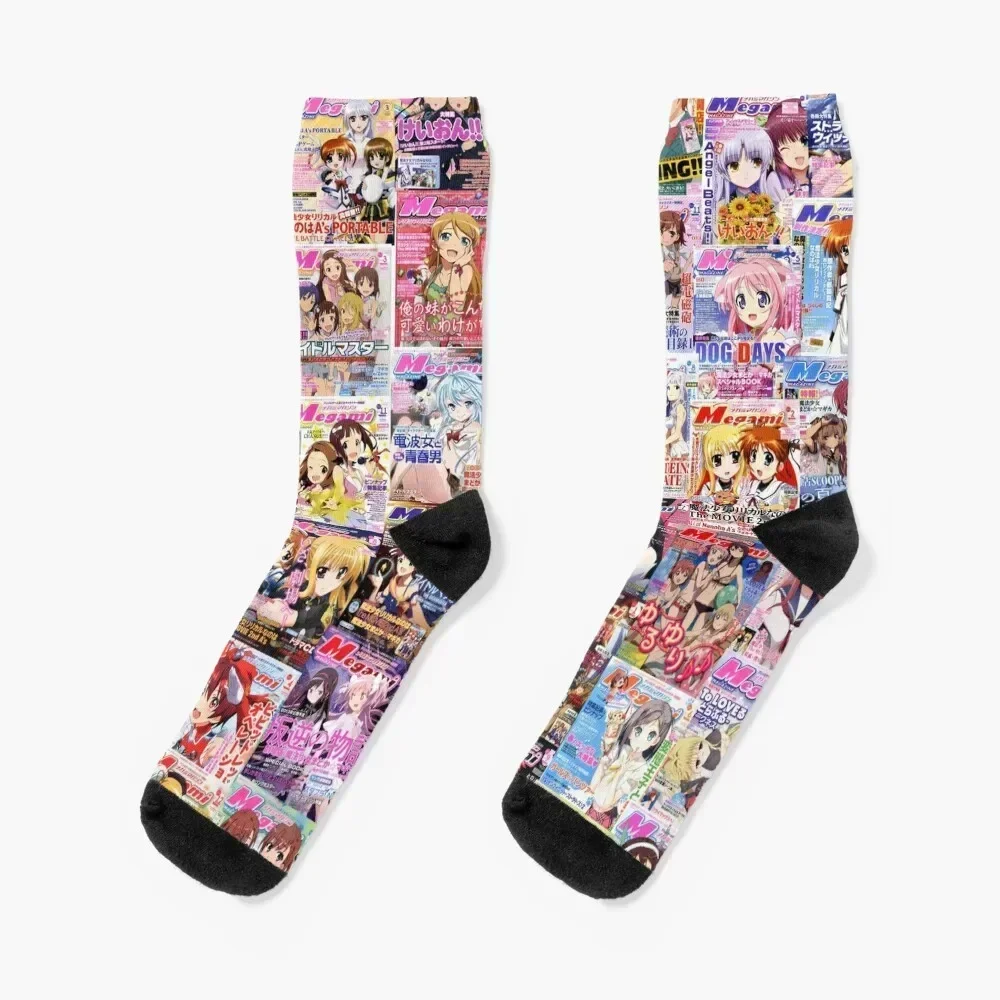 

Megami Magazine Socks FASHION Running compression Children's Male Socks Women's