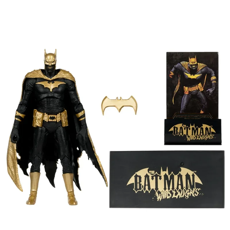 McFarlane DC Batman of Earth-22 Infected (Dark Metal) Knightmare Edition 7 inches Action Figure Collection Model Toys Gift