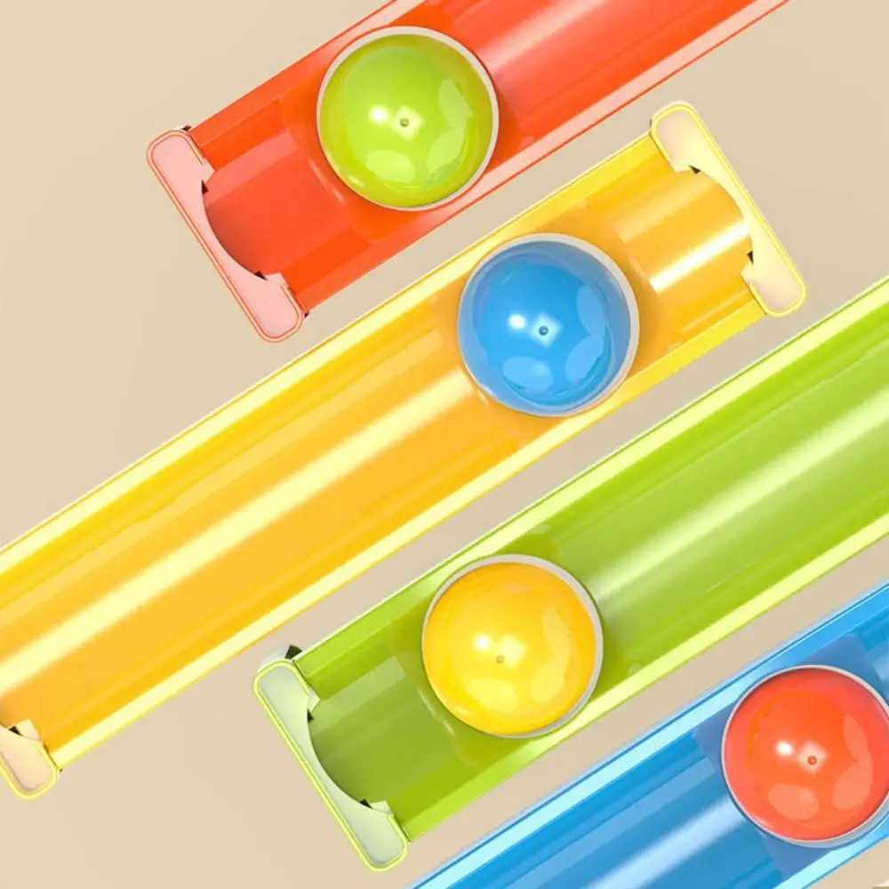 Plastikowa torba z kulkami, interaktywna rampa Montessori, 5-warstwowa kolorowa torba z kulkami, edukacyjna układanka, tor do odrywania kulek.