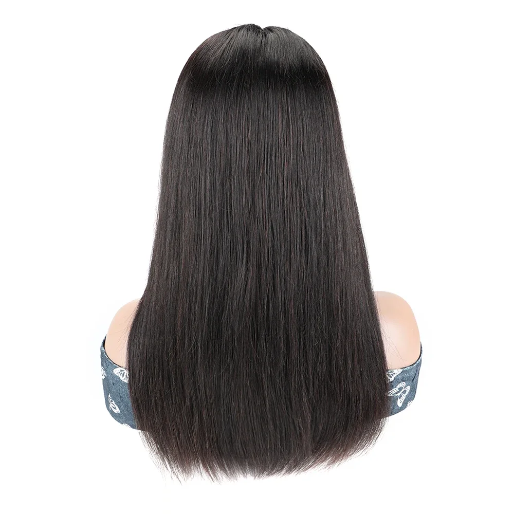 Fancy 18 Inch Straight Bobo Wigs for Women Virgin Brazilian Bob Human Hair Wig with Baby Hair 2x6 Lace Closure Wig Central Part