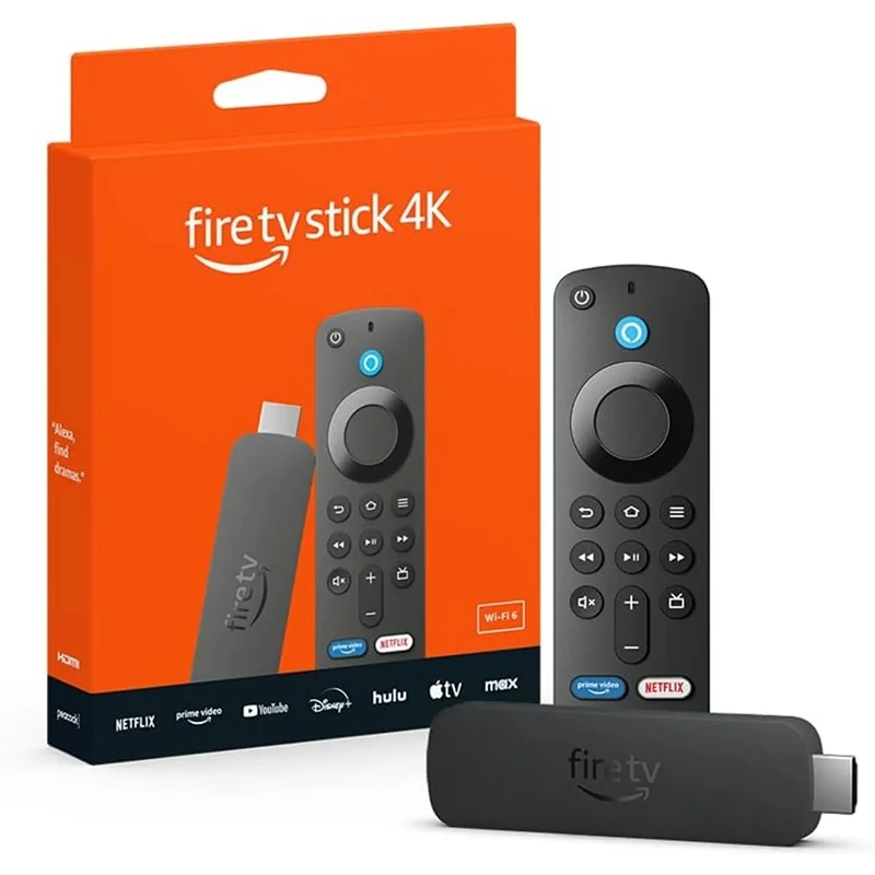 

New Amazon Fire TV Stick 4K Streaming Device with Alexa Voice Remote, Dual Band WiFi, Dolby Atmos, 2+8GB Storage, Global Version
