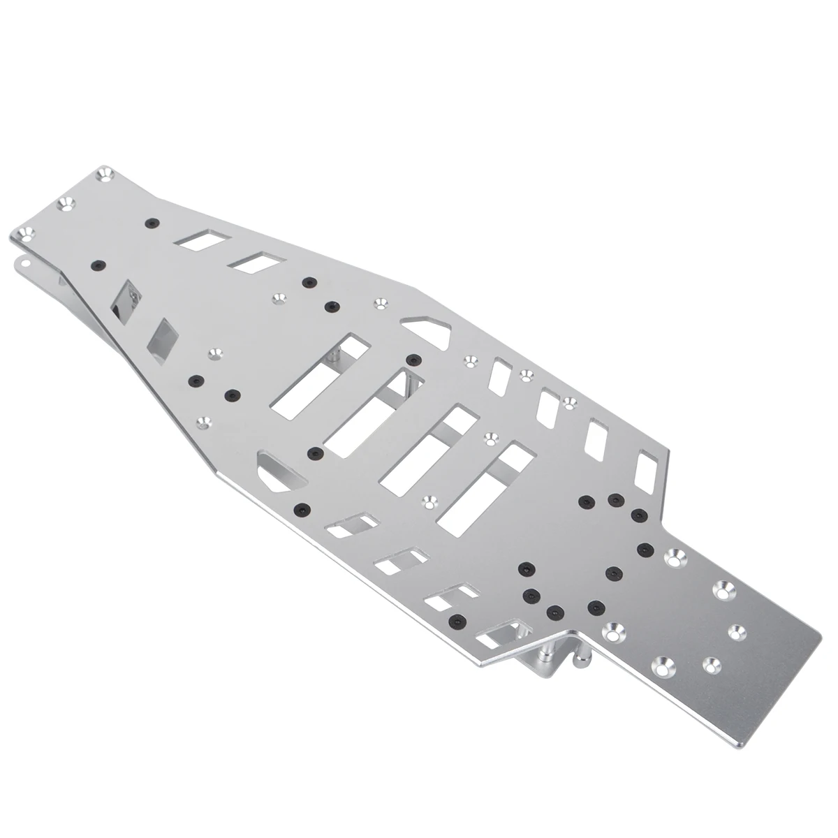 1/10 Traxxas 2wd Rustler VXL/Rustler/Bandit VXL/Bandit XL-5 용 알루미늄 변환 섀시 프레임 키트, 3728 3729 부품 교체