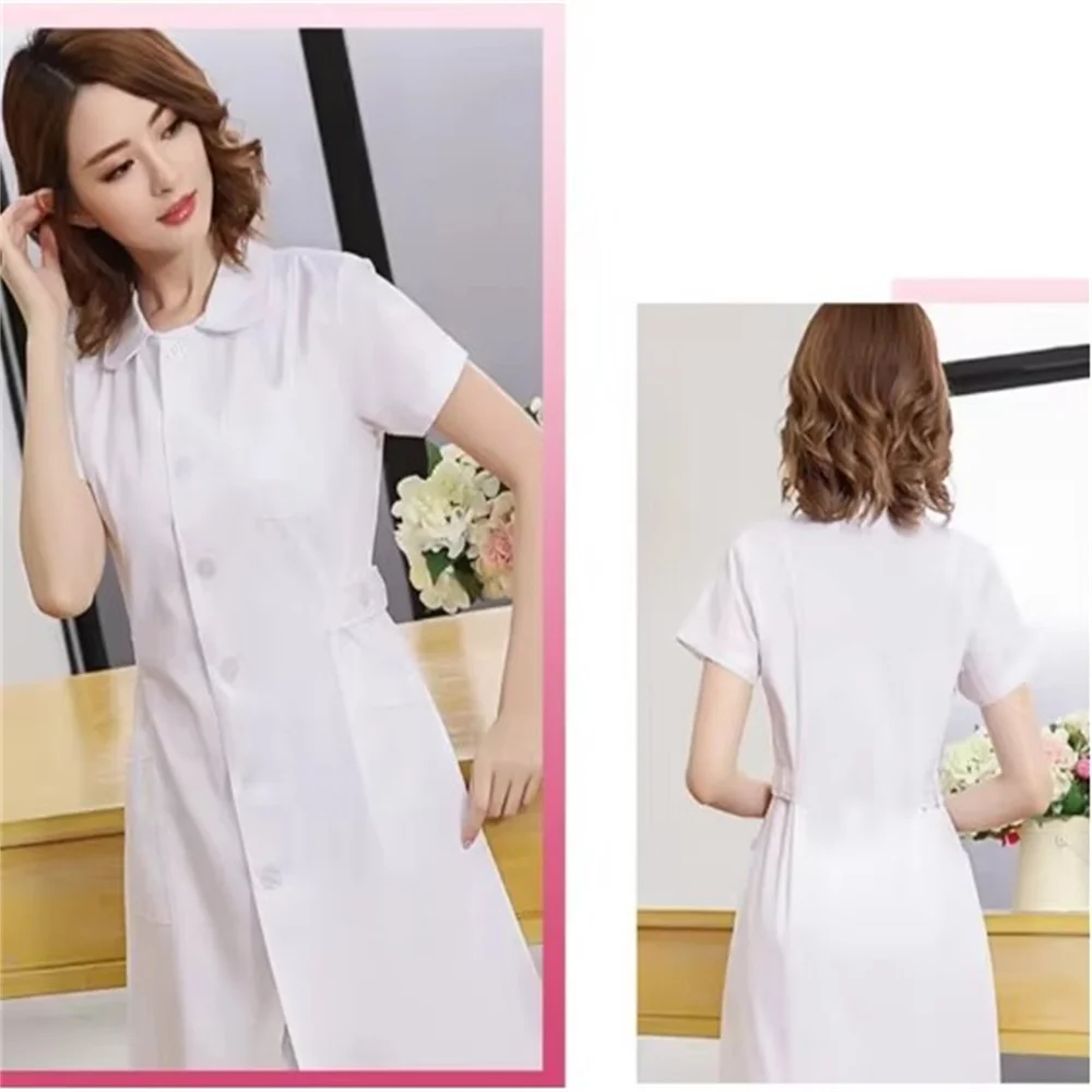 Nouvelle salopette de gommage en coton anti-rides, uniforme de soins pour salon de beauté, laboratoire, animalerie, salopette de gommage, uniforme de spa