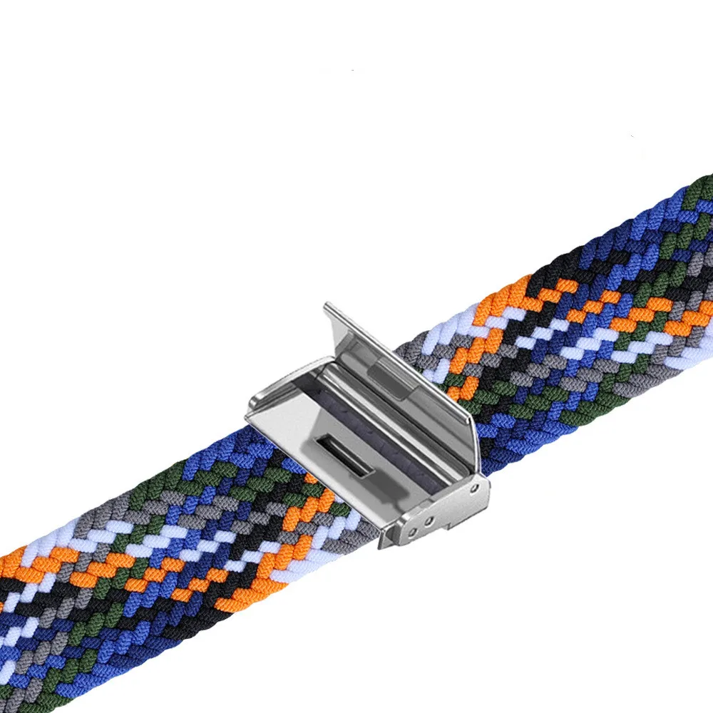 Nylon Braid Strap for Xiaomi Band 8 Metal Buckle Smart Band Replacement Bracelect Belt for Mi band 8 xiaomi band 8 Wrist strap