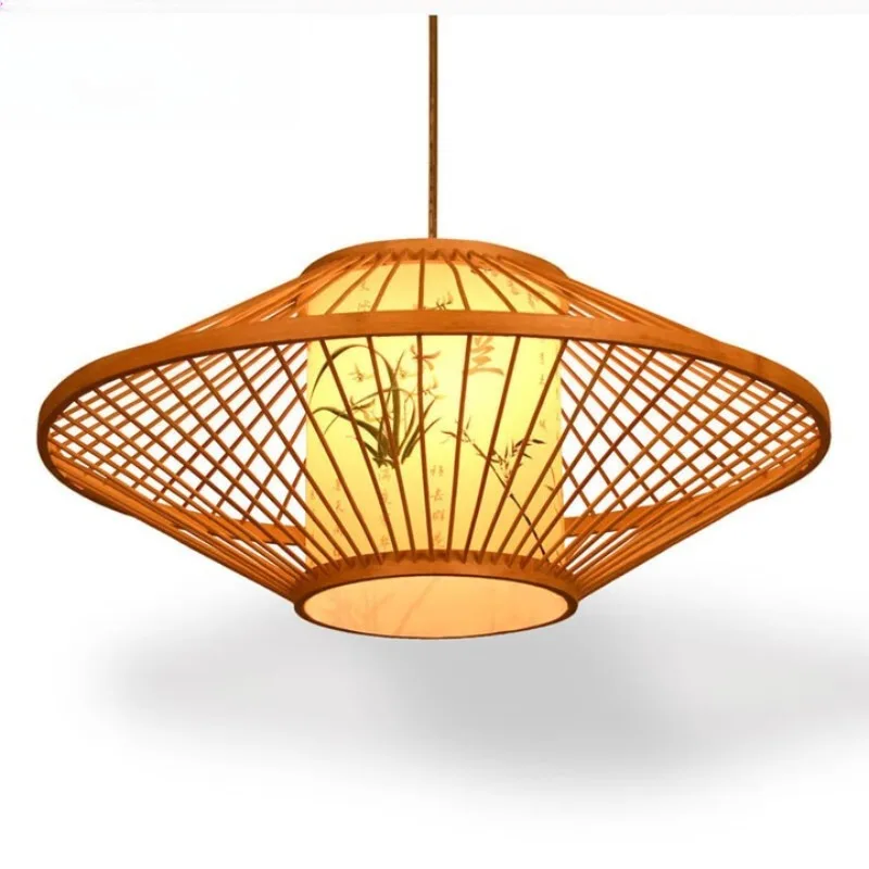 

Chinese chandelier Teahouse B & B bedside small chandelier bamboo balcony lantern Japanese restaurant aisle hot pot shop
