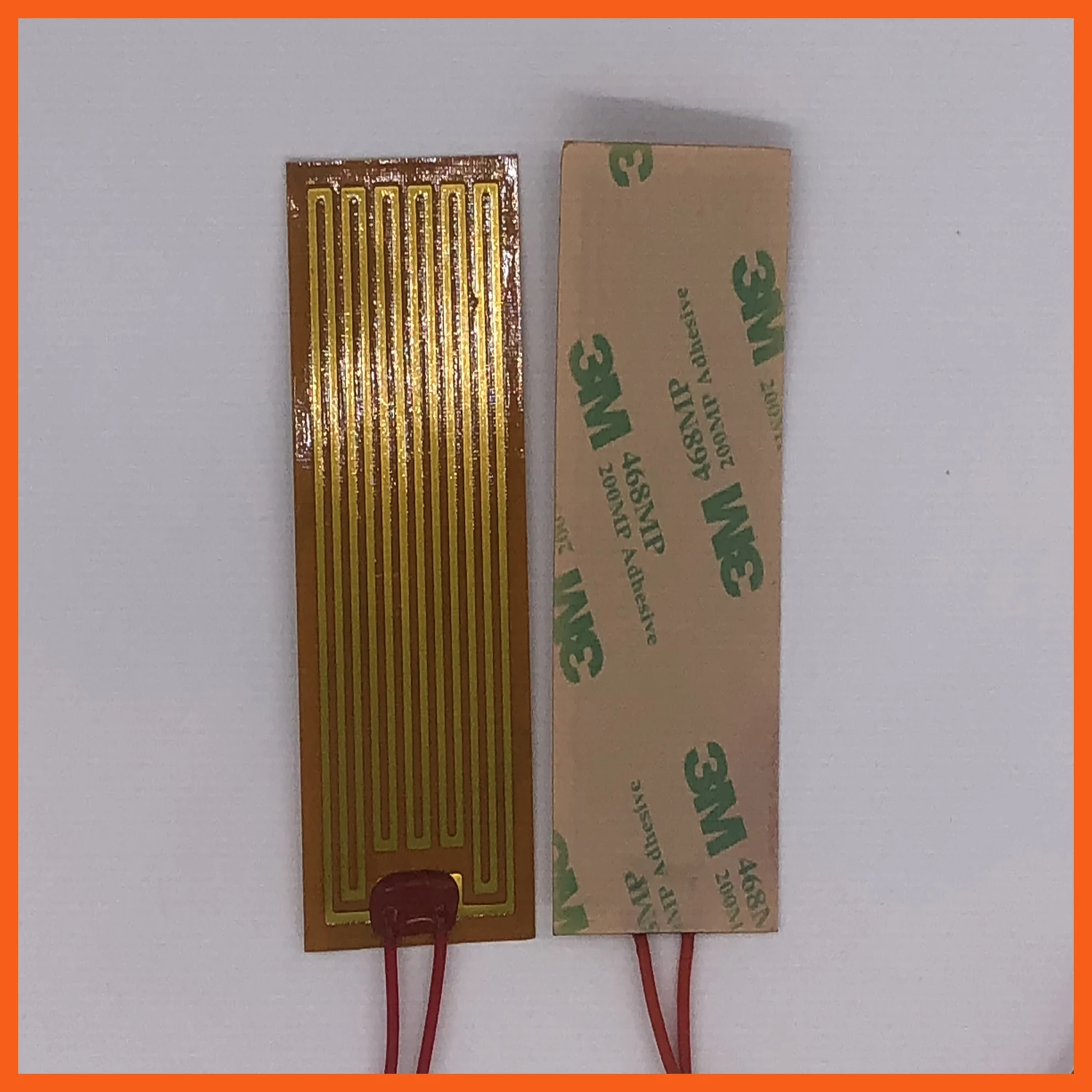 20x40mm 3.3V 5W,PI polyimide heater electric Element For Scientific Analysis Instruments heat rubber flexible 3D Printer plate