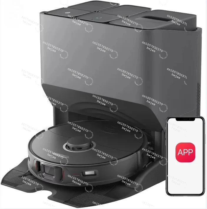 AI Smart Robotic Vacuum Cleaner High Suction Wet Dry Sonic Mop Obstacle Avoidance Self-Emptying Self-Refilling Dual Brush Home