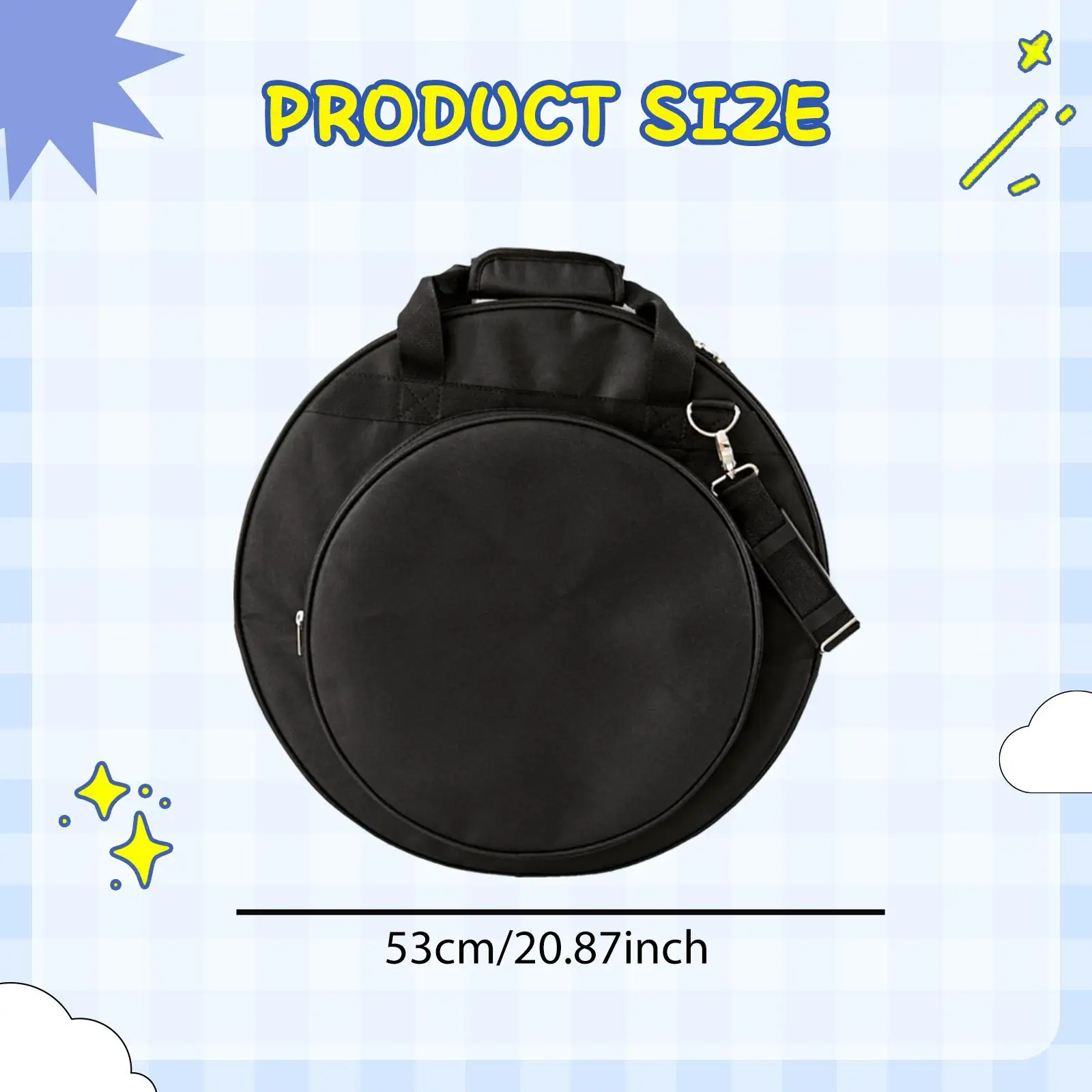 53 سنتيمتر الصنج حقيبة فواصل قابلة للإزالة الغبار المحمولة حمل مقابض حقيبة يد الصنج حقيبة الحفلة ل بروفات الحفل الأداء #6