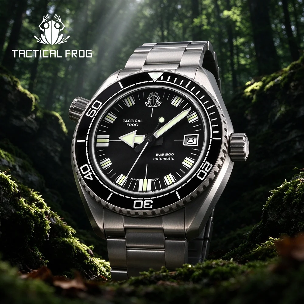 Tactical Frog herenhorloge, ti - Titanium Automatic Watch 300M Sapphire recensie en prijs