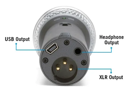 Imagem -03 - Samsung-microfone Usb Dinâmico Portátil Q2u 100 Original Xlr e e s Usb Alta Qualidade