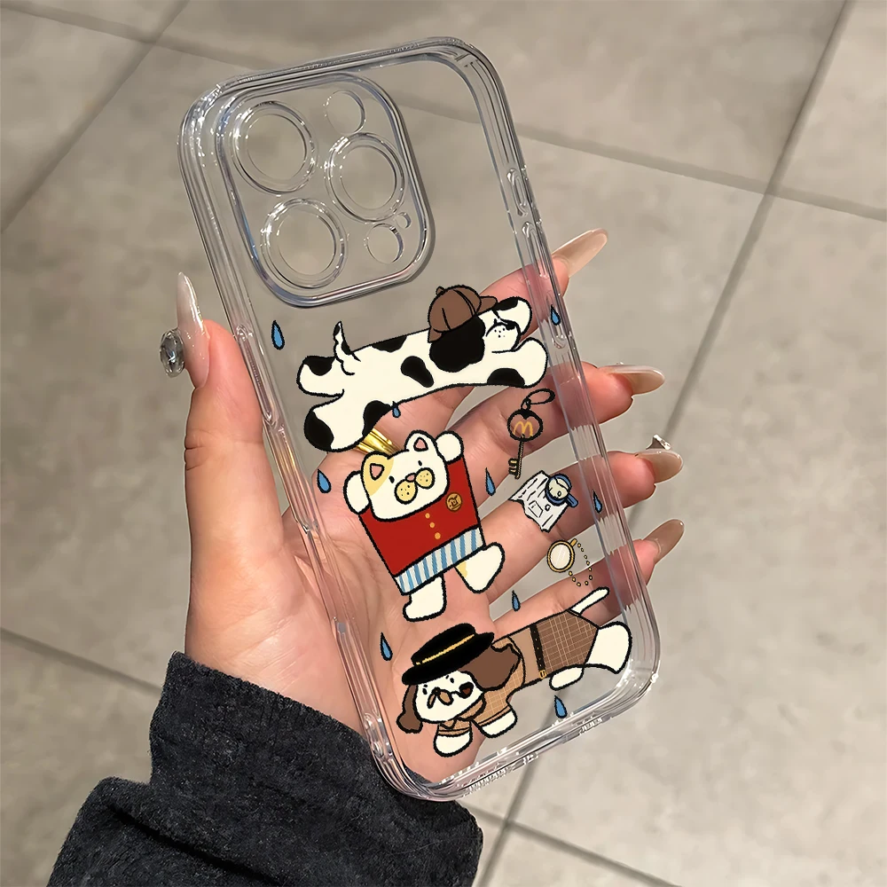 Retro-Detektiv-Silikon-Handyhülle für iPhone 17 16 15 14 13 12 11 Pro Xs Max Air Mini 7 8 6 6S Plus SE 2020 2022 Cover