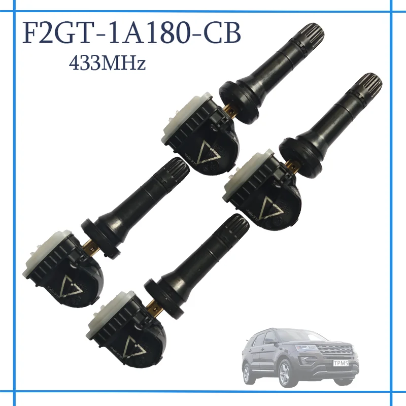 Sensor de presión de neumáticos F2GT-1A180-CB, 1/4 Uds., para Ford Edge Explorer Fiesta Focus Galaxy Mondeo Mustang Ranger, F2GT-1A180-DB