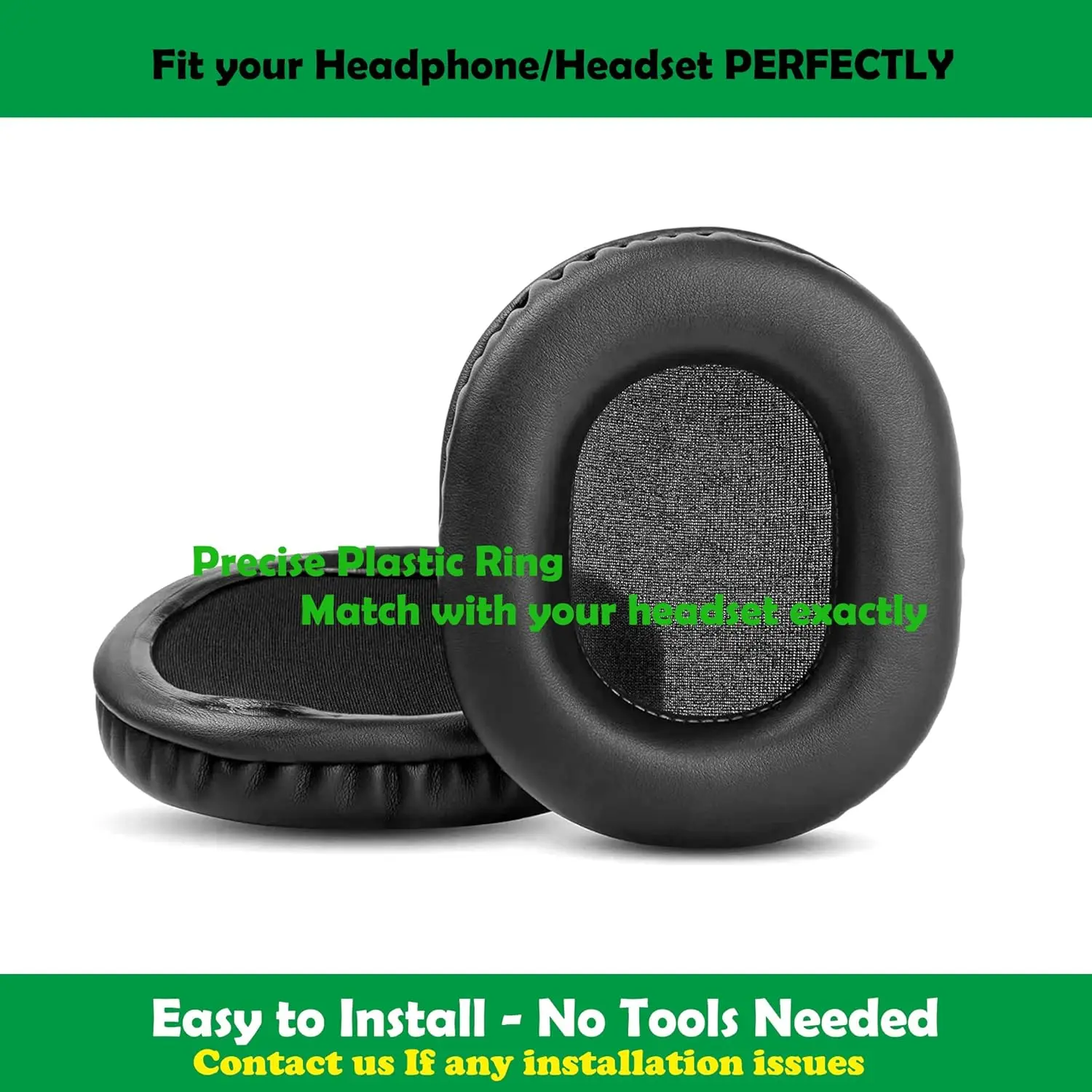 وسائد أذن بديلة احترافية JVC HA-S90BN متوافقة مع سماعات الرأس JVC HA-S90BN HA-S70BT مع أكثر نعومة