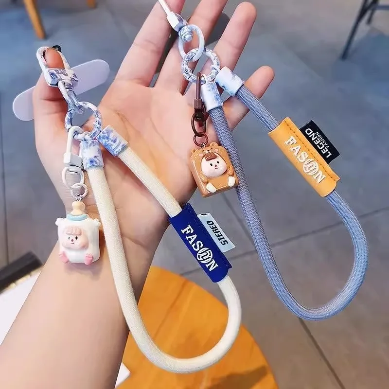 

Fashionable and Beautiful Cartoon Phone Anti-theft Women's Wrist Strap