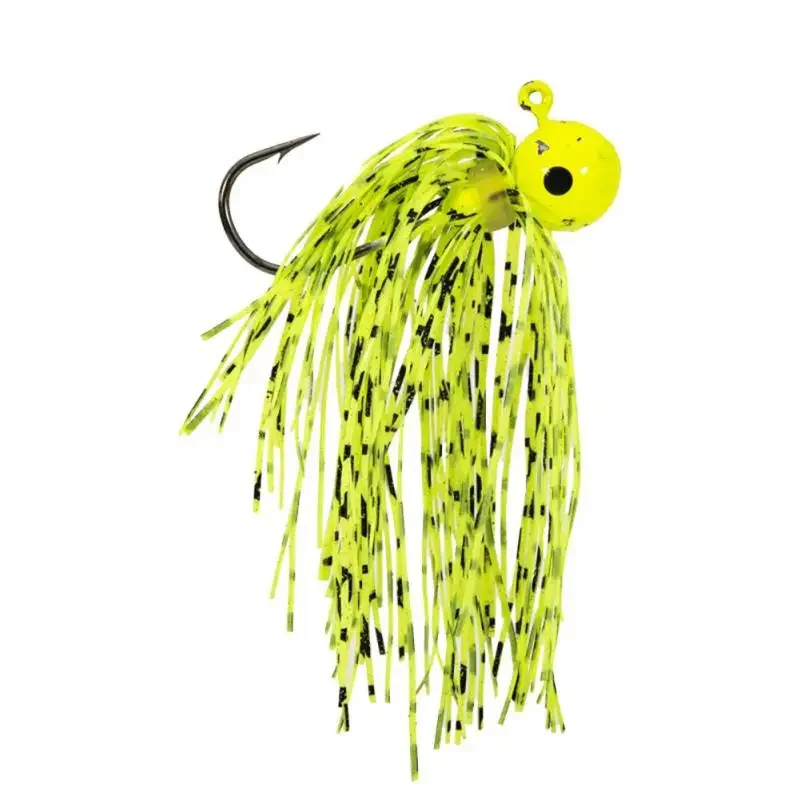 Señuelos de pesca 7g 10g 14g cabeza de plantilla de silicona falda barba mosca goma nadar lubina anzuelo cebo Isca Artificial Para accesorios de pesca