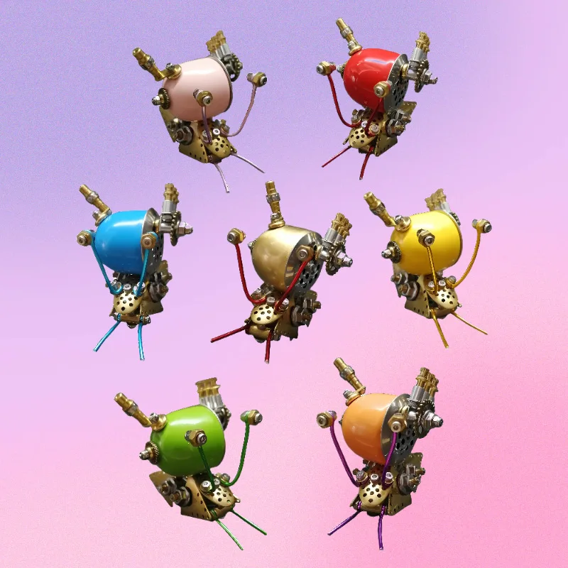 Big bee mechanical assembly model 3d three-dimensional ornament