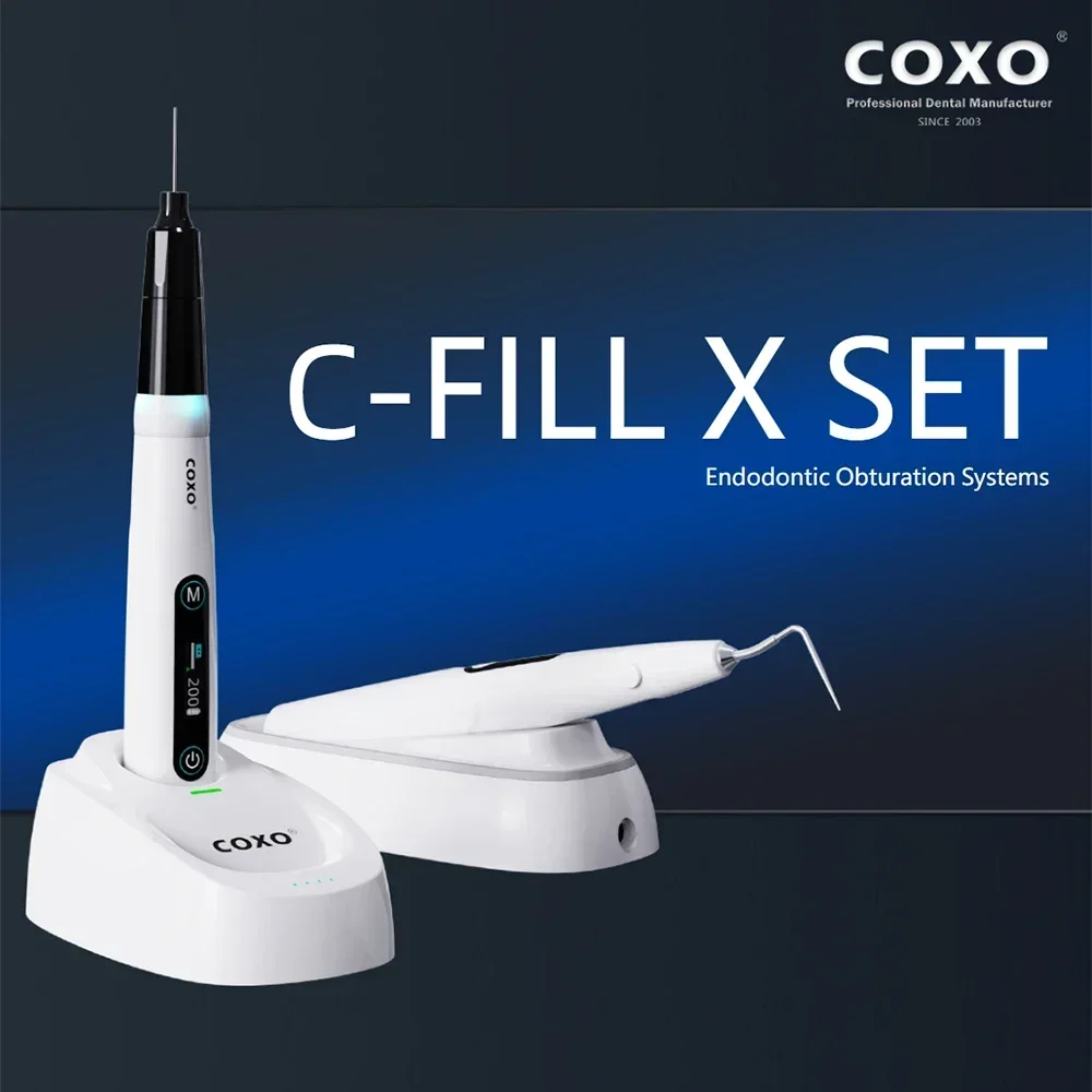 COXO C-FILL X плавильная ручка и пистолет для обратного наполнения — беспроводной эндодонтический комплект для обтурации зубных каналов