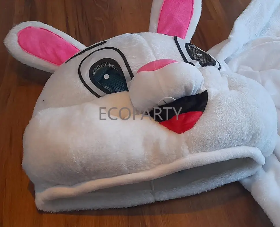 Costume de mascotte de lapin de Pâques pour femme, robe de paupières, déguisements, cosplay sexy, livraison directe, taille adulte