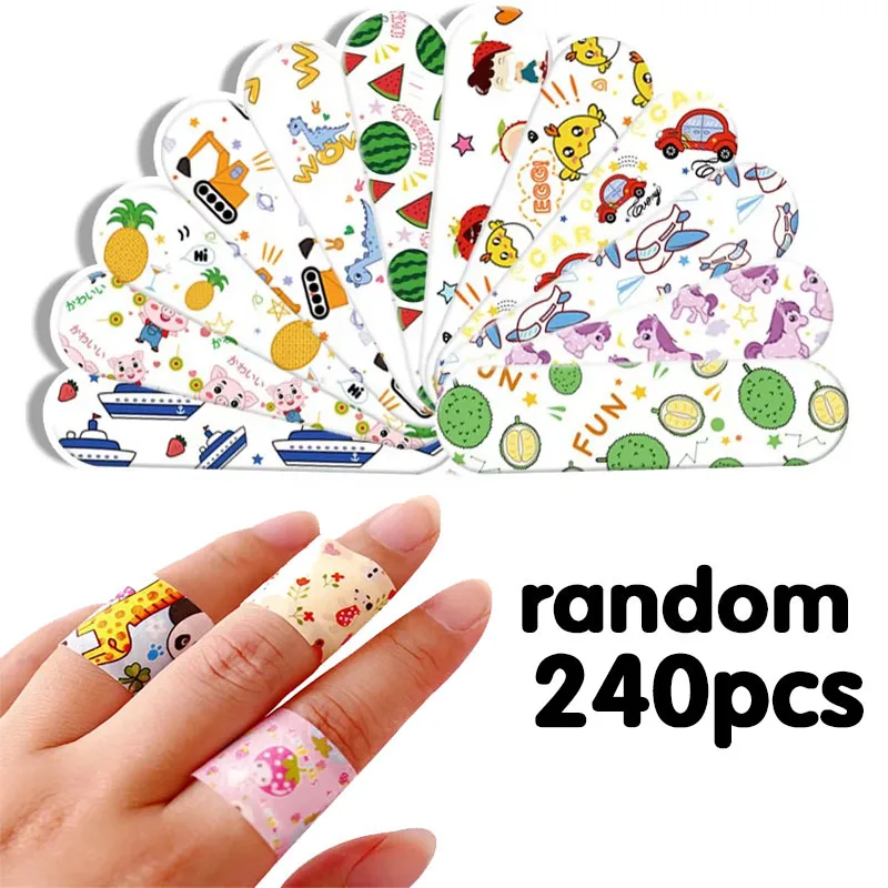 10-240pcs/set Transparent Band Aid Waterproof Wound Dressing Plaster Skin Patch Adhesive Bandages for Children Adults Plaster
