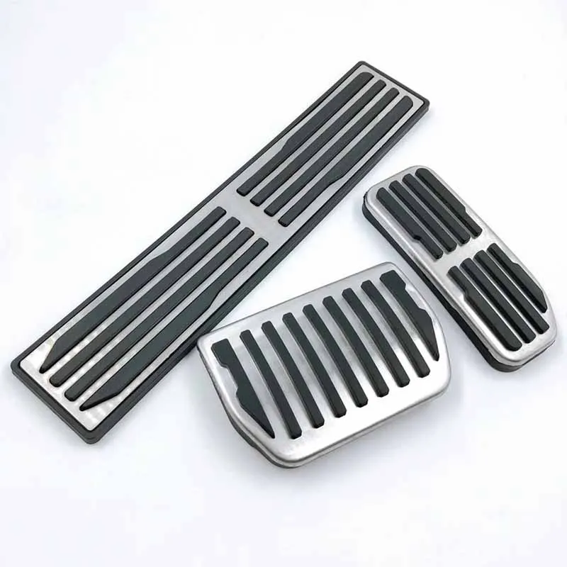 For Jaguar XF X260 Accessories 2015~2022 2021 Brake Non-slip No Drilling Restfoot Pad Protection Stainles Steel Car Foot Pedals